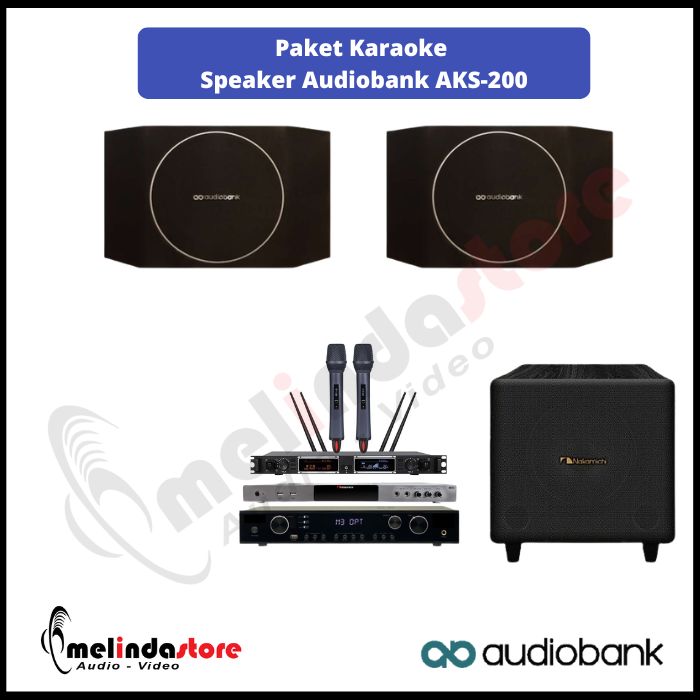 Paket Karaoke Speaker Audiobank | No Touchscreen